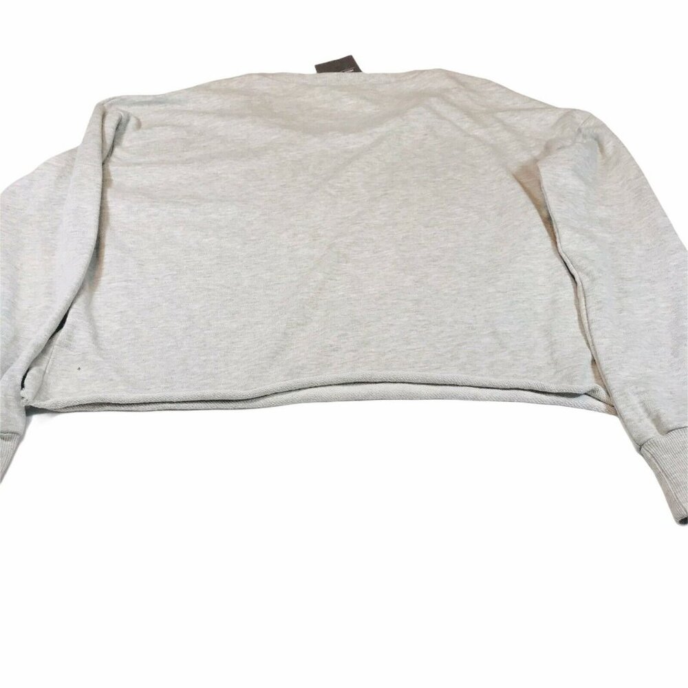 Grayson Threads Womens Size Large Sweatshirt Cropped Lets Day Drink Gray New - Picture 3 of 12